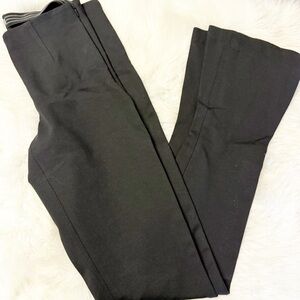 Vince Black Ankle Zip Pants Size Small Convertible Flare